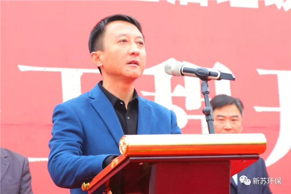 灌南县城管局长朱崇华致辞